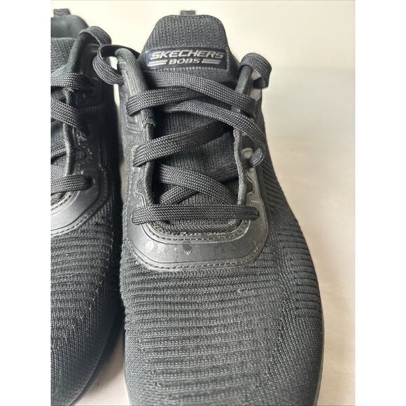 Skechers Bobs Womens Black Athletic Shoe Size 10 Lace Up Comfort Sport Travel - Picture 10 of 10